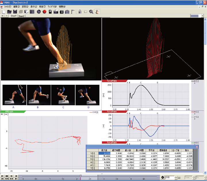 synchronized display of video and waveform offline